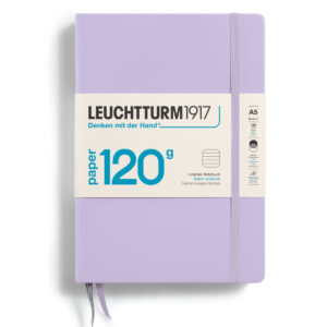 CAIET A5 DICTANDO 120G COPERTA RIGIDA LILA LEUCHTTURM – poza 1