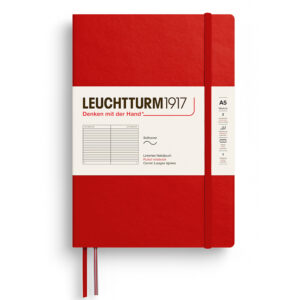 CAIET A5 DICTANDO COPERTA FLEXIBILA ROSU CHERRY LEUCHTTURM – poza 1