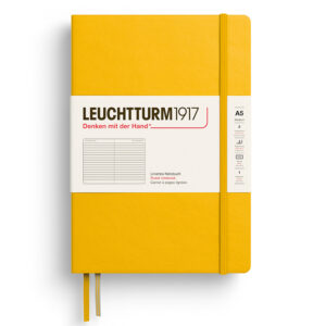 CAIET A5 DICTANDO COPERTA RIGIDA GALBEN FLOAREA SOARELUI LEUCHTTURM – poza 1