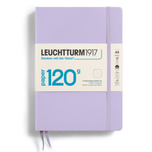 CAIET A5 PUNCTAT 120G COPERTA RIGIDA LILA LEUCHTTURM – poza 1