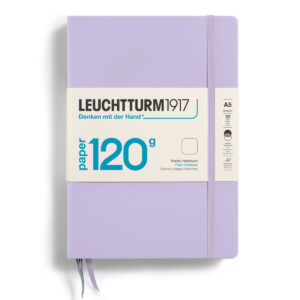 CAIET A5 VELIN 120G COPERTA RIGIDA LILA LEUCHTTURM – poza 1