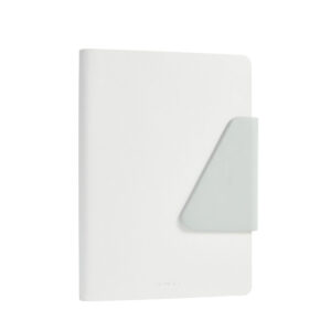 CAIET BIROU A5 96 FILE DICTANDO COPERTA PIELE SI CLAPETA NUSIGN ALB DELI – poza 1