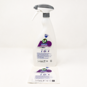 Cif Professional Flacon Spray Reutilizabil 750ml + eticheta detergent DEZINFECTANT,DEGRESANT| Pentru Concentrate 2L | Pro Formula by Diversey – poza 1