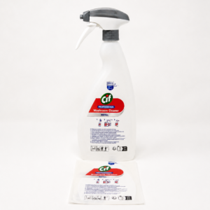 Cif Professional Flacon Spray Reutilizabil 750ml + eticheta detergent BAIE| Pentru Concentrate 2L | Pro Formula by Diversey – poza 1