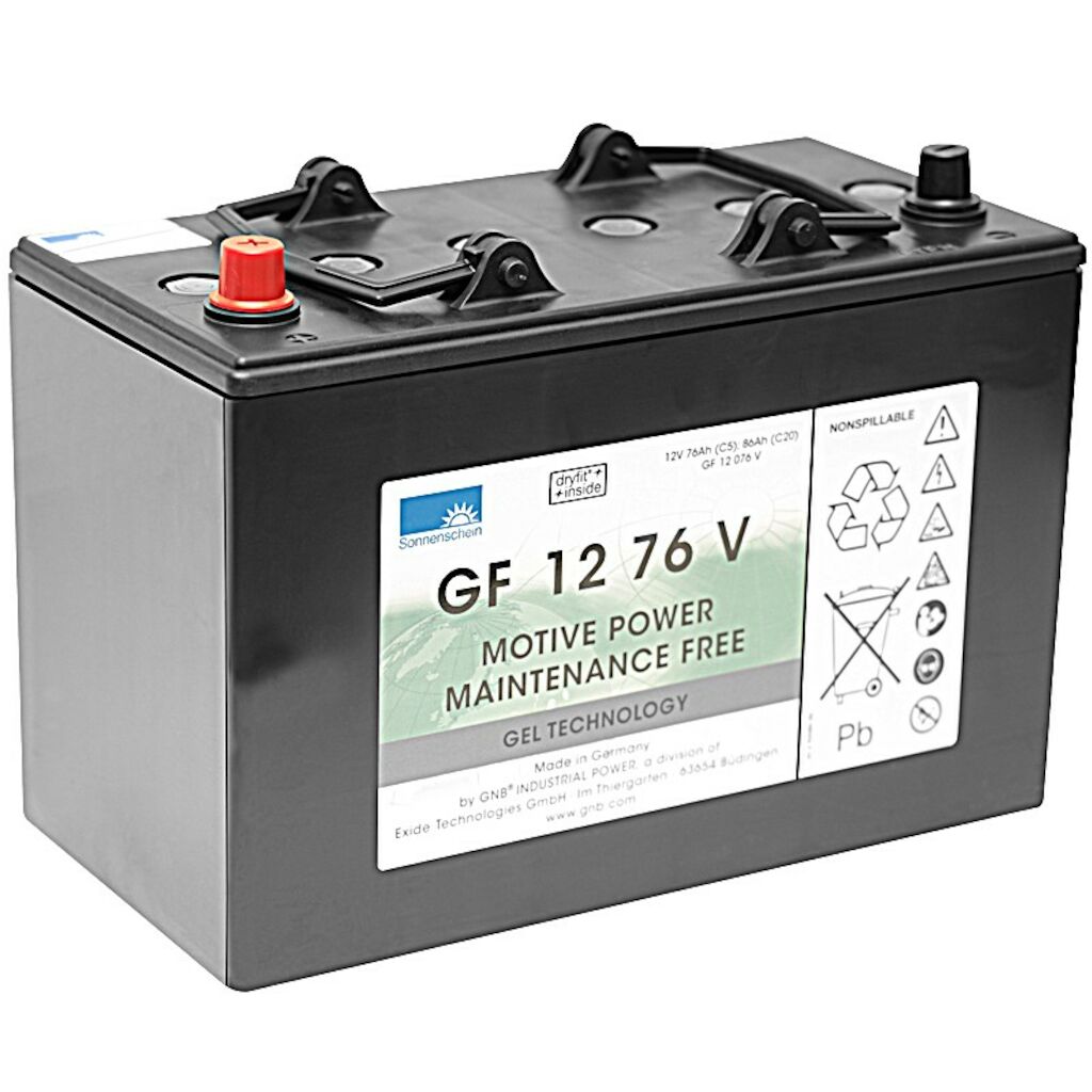 Baterie gel TASKI 12V 76Ah pentru utilaje curățenie – poza 1